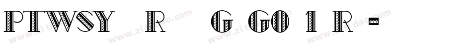 PTWSYueRoudGoG0v1 Re字体转换